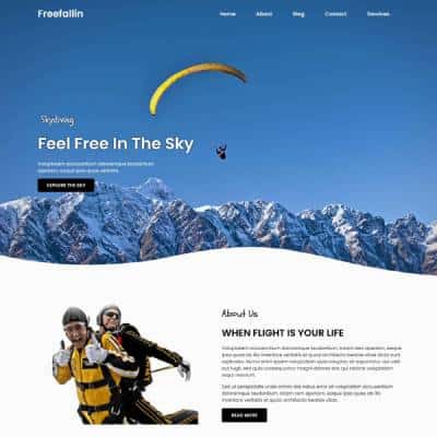 Vividsol-website-builder-theme-freeFallin